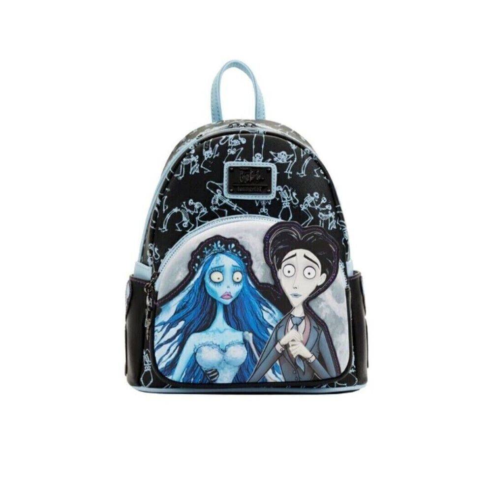 New Loungefly Exclusive Corpse Bride Valentine Glow in the Dark Mini Backpack
